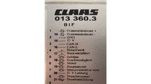 блок управления Claas BIF Moduł 013 360.3 для зерноуборочного комбайна