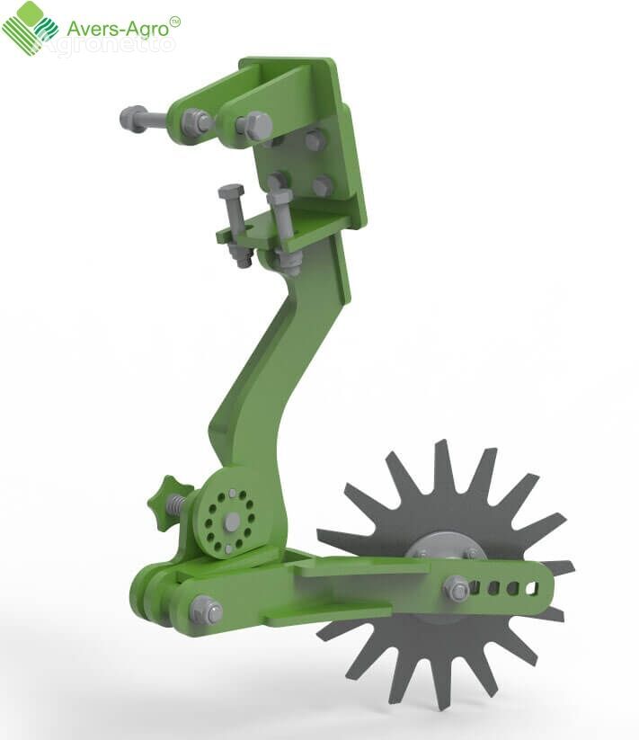 Row cleaner on coulter PIEROBON monodisk right для сеялки John Deere