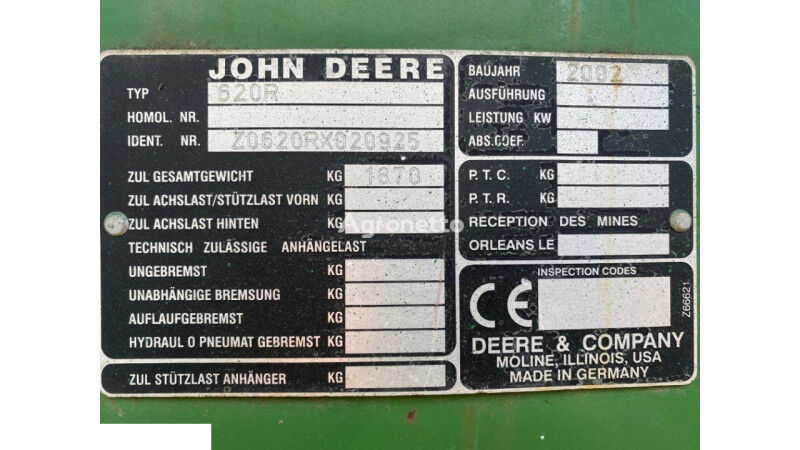 шкив John Deere 620r